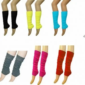 Ladies Leg Warmers in a variety of bright colours