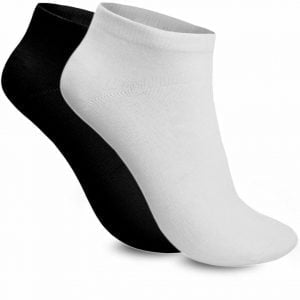 Black and white Gym Ankle Sport Socks