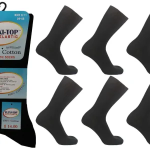 Men’s Flexi-Top Diabetic Socks – Non-Elastic, UK 6–11