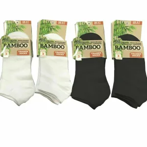 Bamboo Ankle Trainer Socks for Men & Women – 3, 6 or 12 Pairs