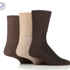 IOMI Bamboo Diabetic Socks Extra Wide | 3 Pairs UK 4–14