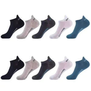 10 Pairs Men’s Trainer Liner Socks | Cushioned Running Socks