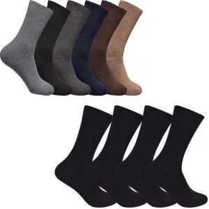 Men’s Diabetic Thermal Socks – Non-Elastic, Warm, Breathable