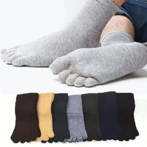 3/5 Pairs Cotton Toe Socks for Men & Women – Five Finger Socks
